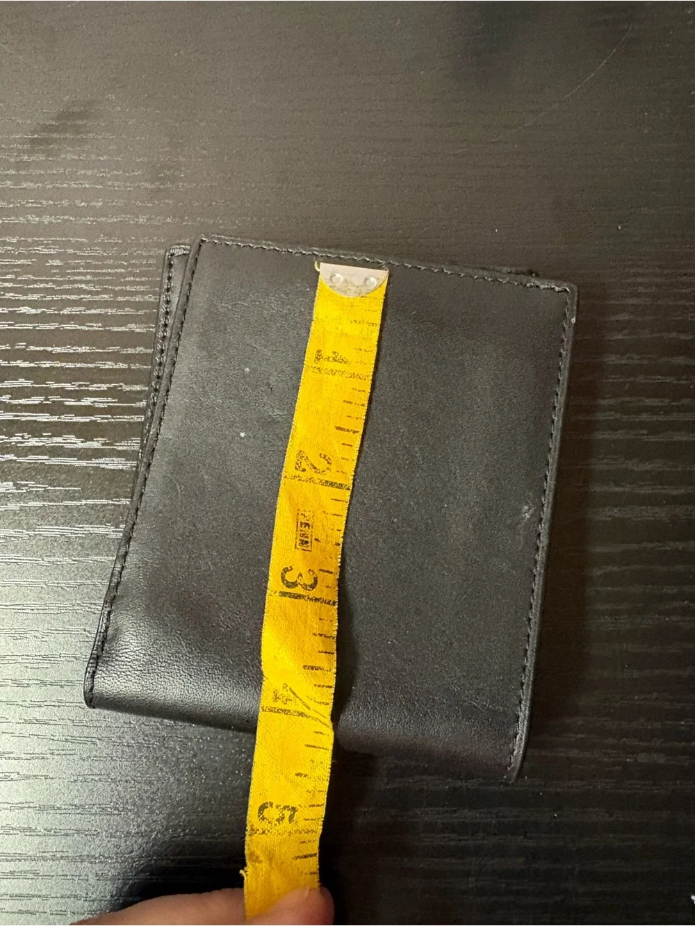Michael Kors Black Leather Bifold Wallet Slim Unisex Card Holder